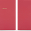 A5 Notebook Colour Block Red