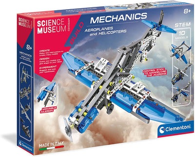 Clementoni Mechanics Laboratory Aeroplanes And Helicopters 10 Models