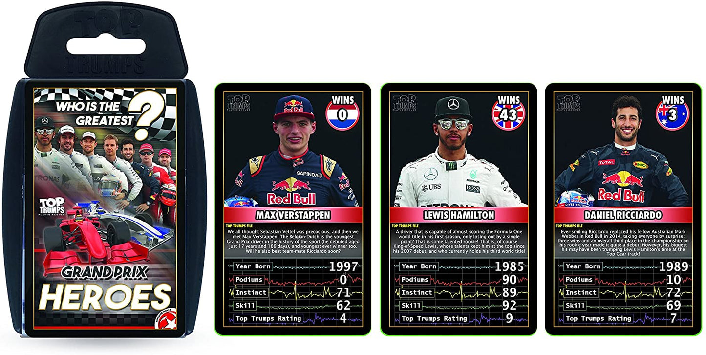 Gran Prix Heroes Top Trumps