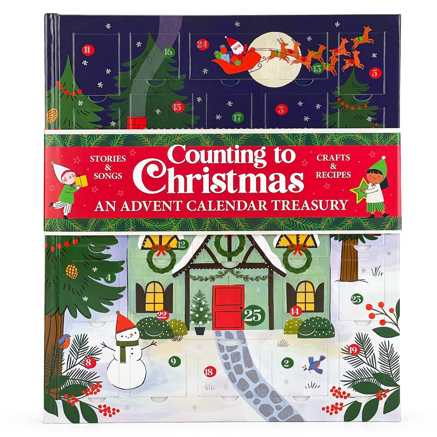 Counting To Christmas Advent Calendar Children'S Book - Stories & Songs - Crafts & Activities