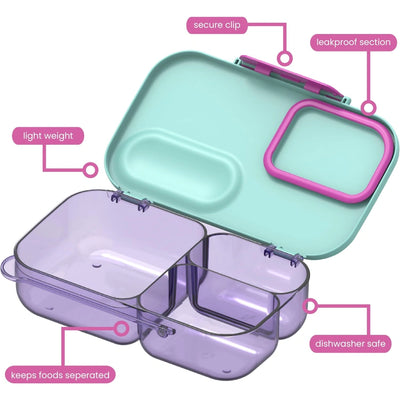 Decor Bento Box with 3 Compartments 1.7L