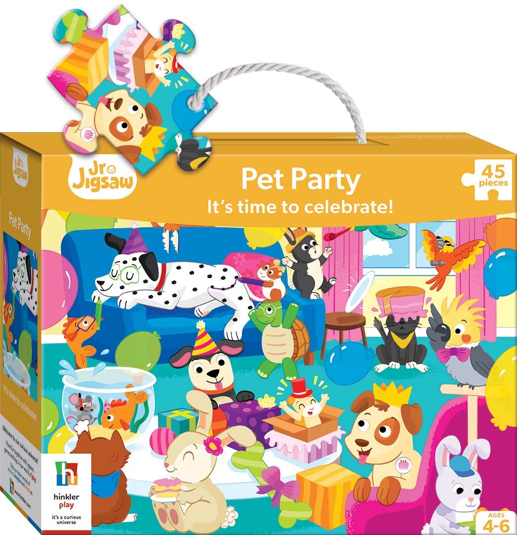 Junior Jigsaw X45Pcs Pet Party