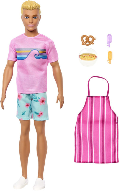 Mattel - Barbie Mysteries - Beach Detectives Ken Doll and Accessories