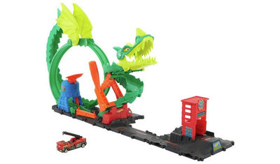 Hot Wheels City Dragon Drive Firefight Playset