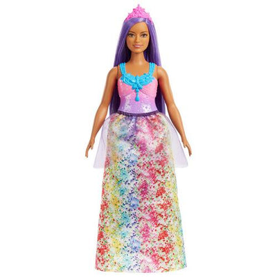 Barbie Dreamtopia Royal Fashion Doll with Dark-Pink Hair