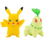 Pokemon Battle Figure - Pikachu And Chikorita