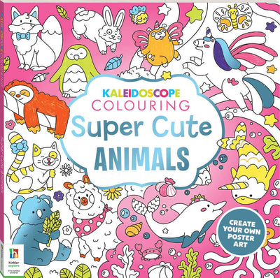 Kaleidoscope Colouring - Super Cute Animals.