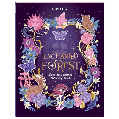 Art Maker Sticker Colouring Enchanted Forest
