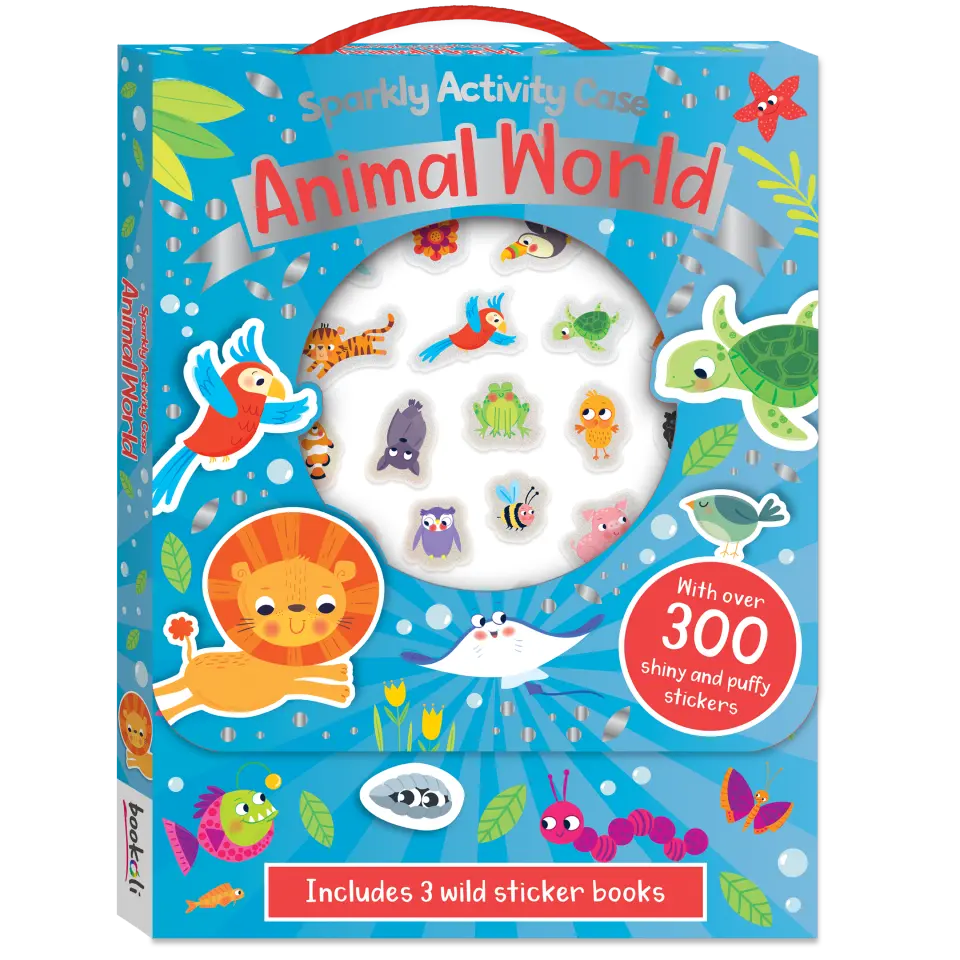 Sparkly Activity Case Animal World