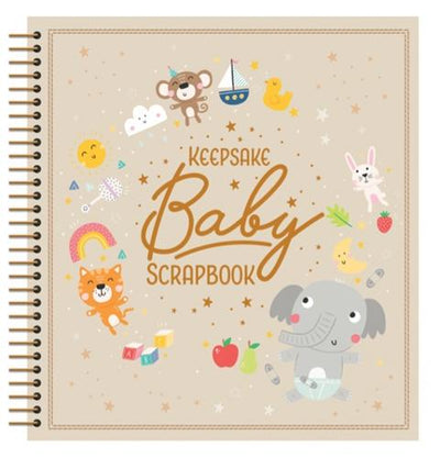 Keepsake Baby Scrapbook - Baby Record Book