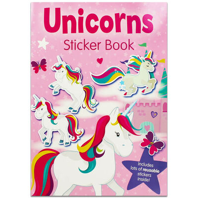 Unicorns Sticker & Colouring Book