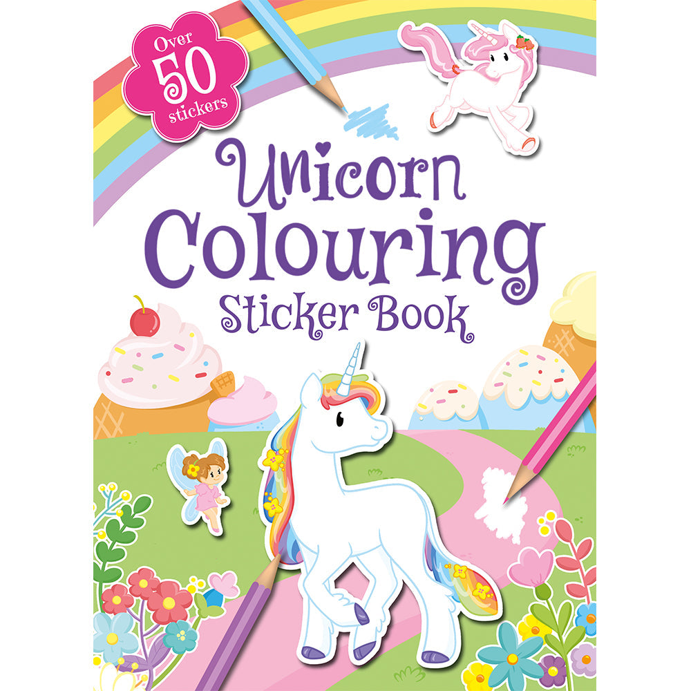 Unicorn Colouring Sticker Book