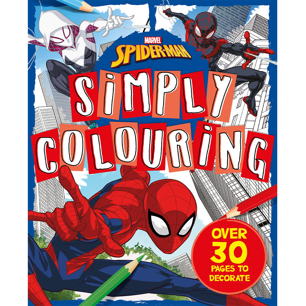Marvel Spider Man Simply Colouring