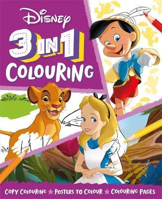 Disney 3 In 1 Colouring
