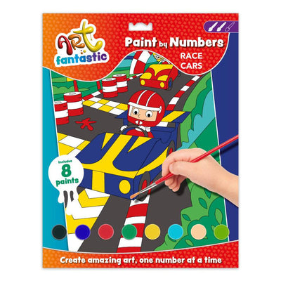 Art Fantastic Paint By Numbers: Race Cars