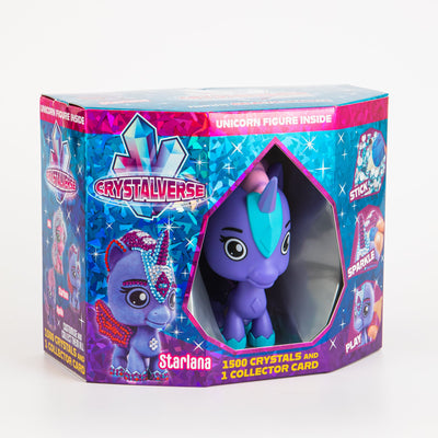 Crystalverse Classic Kit - Starlana -Unicorn Figure - 1500 crystals