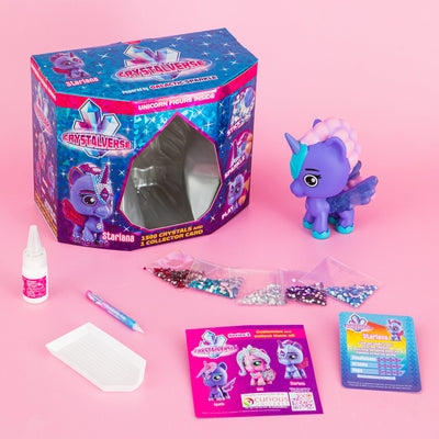 Crystalverse Classic Kit - Starlana -Unicorn Figure - 1500 crystals