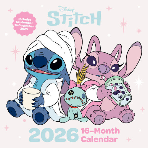 Lilo & Stitch 2026 Square Wall Calendar