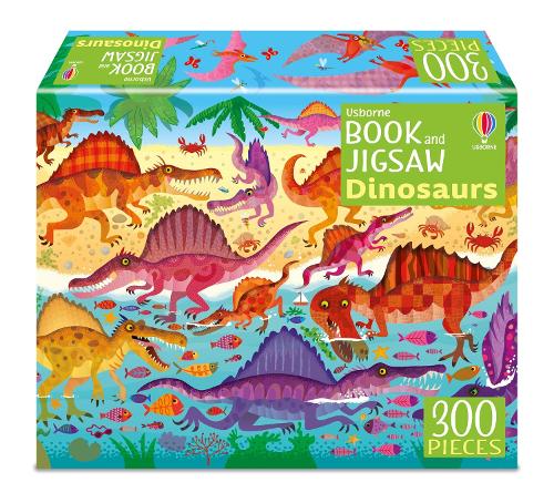 Book and Jigsaw Dinosaurs - 300pcs