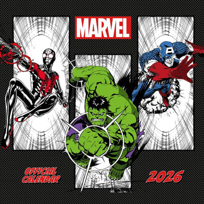 2026 Marvel Comics Square Wall Calendar