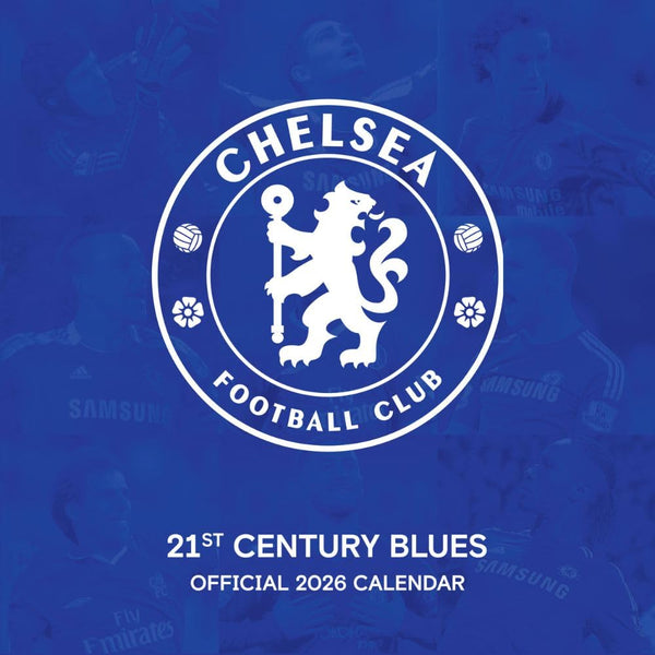 Chelsea FC Legends 2026 Square Wall Calendar