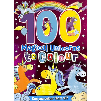 100 Magical Unicorns To Colour