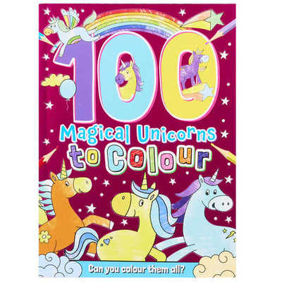 100 Magical Unicorns To Colour