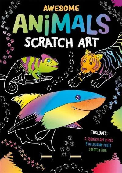 Awesome Animals Scratch Art 