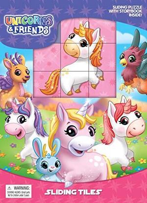 Unicorns Sliding Tiles - Sliding puzzle with storybook inside