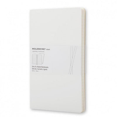 Volant Notebook Pocket Ruled White X2
