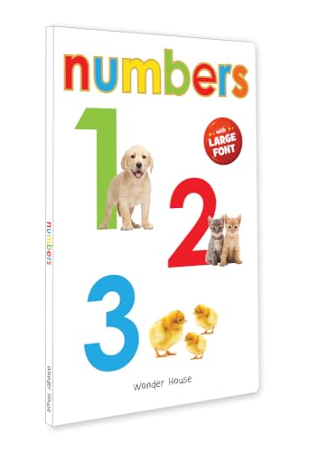Numbers - Early Learning Board Book With Large Font