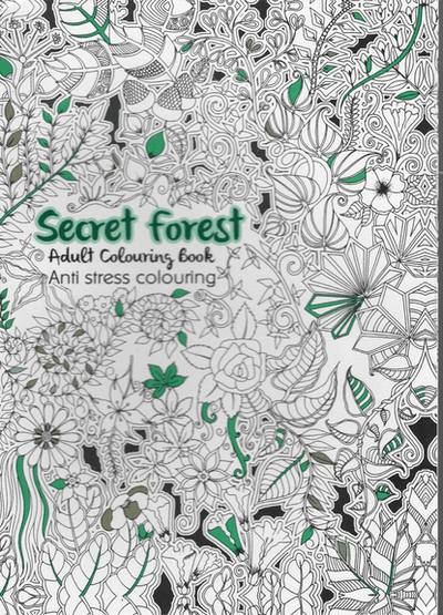 Adult Colouring Book - Secret Forest