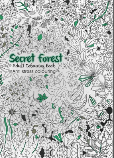 Adult Colouring Book - Secret Forest