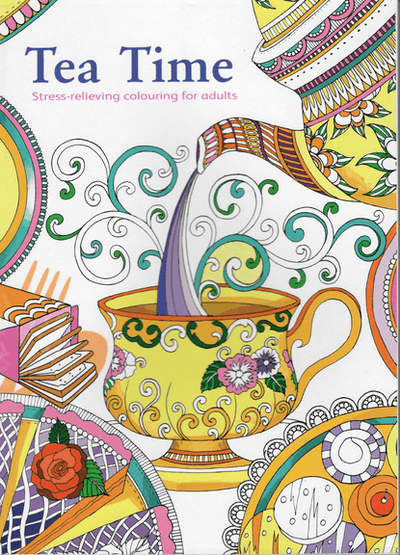 Adult - Professional Tea Time Coloring Book