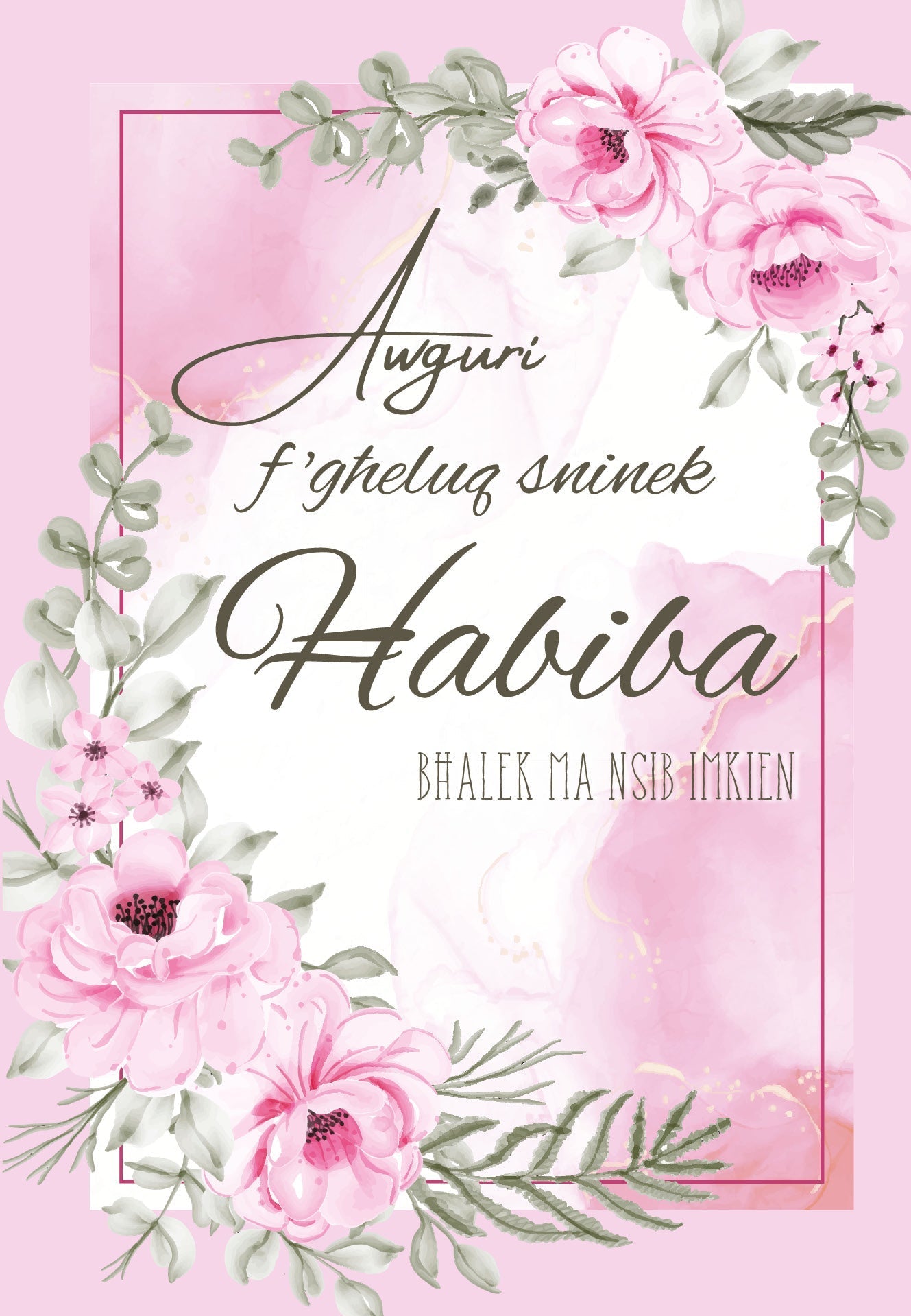 F'Għeluq Sninek Ħabiba