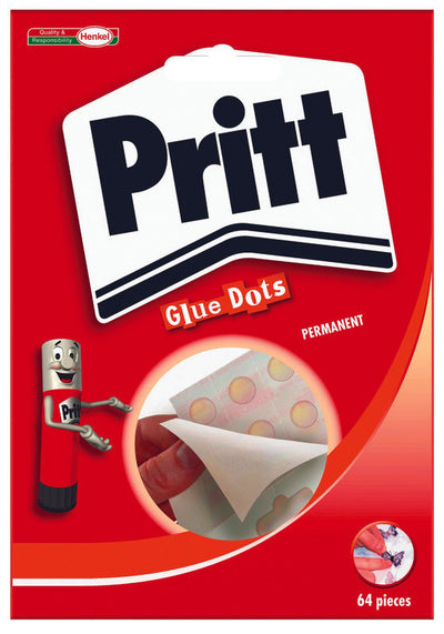 Pritt Glue Dots Repositionable 15mm Pack 12 256029