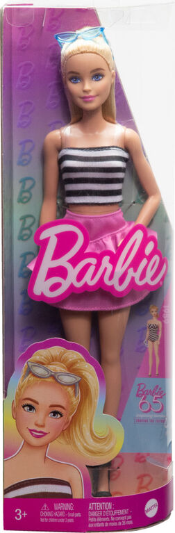 Barbie Fashionistas Doll Blonde with Striped Top