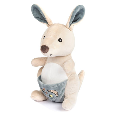 Baby Kangaroo Rattle 28Cm Blue