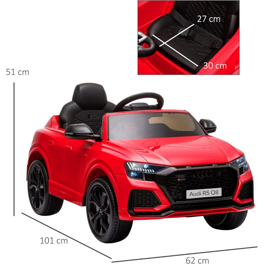 Audi RS Q8 Ride On – Battery 6V – Red