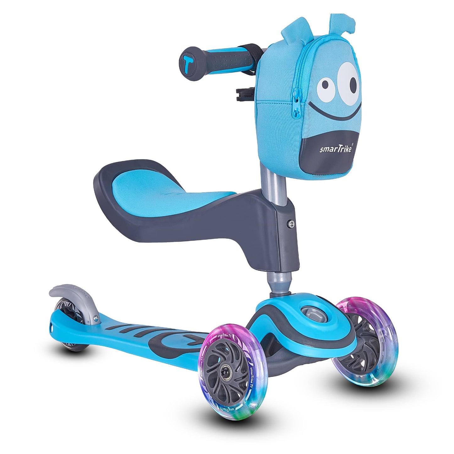 Smartrike 3 In 1 Light Wheels & Free Helmet (Blue Or Pink)