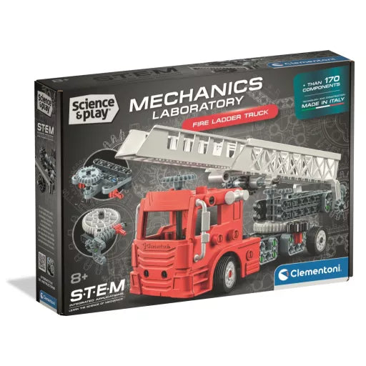 Clementoni Vehicle Mechanics Fire Truck Construction Set