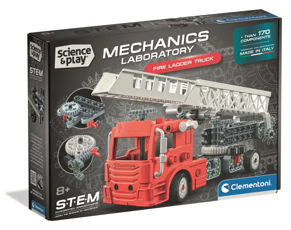 Clementoni Vehicle Mechanics Fire Truck Construction Set