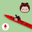 Legami Lovely Friends Gel Pen - Ladybug “Get Lucky,” 0.5 mm, Red Ink