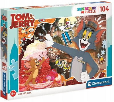 Puzzle 104 Pieces Tom And Jerry