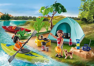 Playmobil Family Fun Campsite With Campfire - 71425
