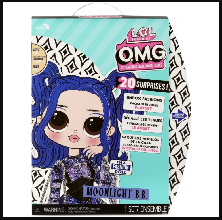 Lol Surprise Omg Doll Series 4.5 Moonlight B.B. 20 Surprises
