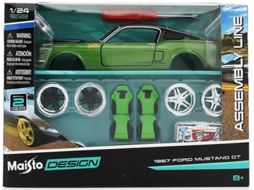 Kit 1:24 Ford Mustang Gt 1967
