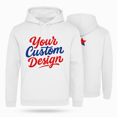 Personalised Hoodie Front & Back