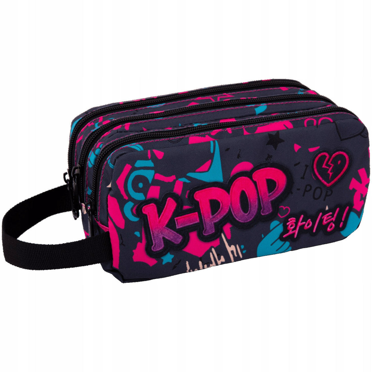 CoolPack Primus K-POP Dark 3-Compartment Pencil Case