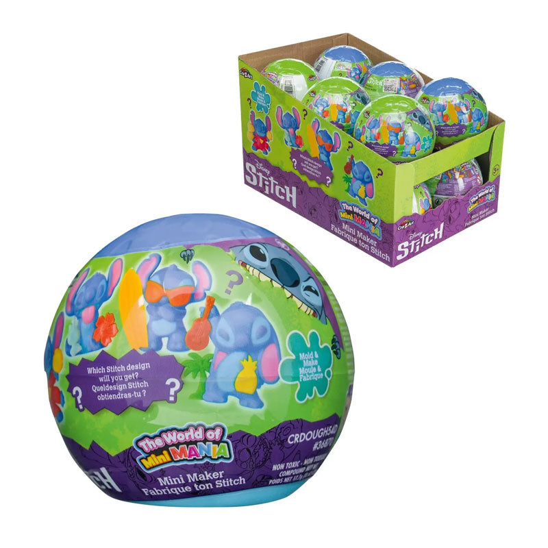 surprise ball with mold and accessories to create 3D Stitch figurines